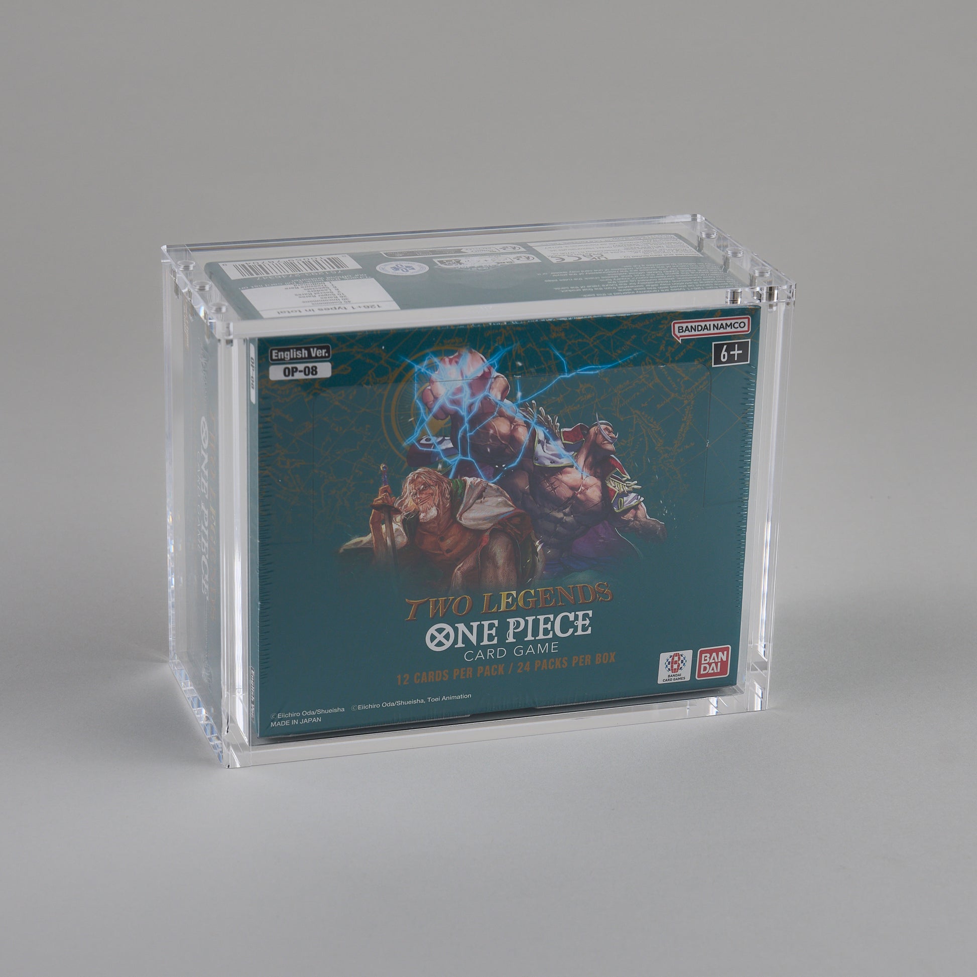 One Piece Booster Box Acrylic Case OP-04+ (ENG) H7 Supplies One Piece Booster Box Acrylic Case OP-04+ (ENG) H7 Supplies