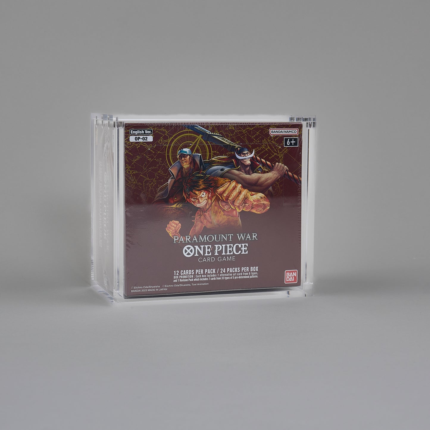 One Piece Booster Box Acrylic Case OP-01[B]/02 (ENG)