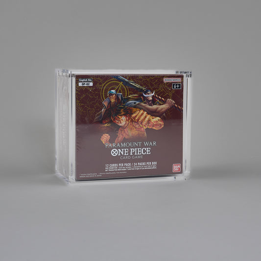 One Piece Booster Box Acrylic Case OP-01[B]/02 (ENG)